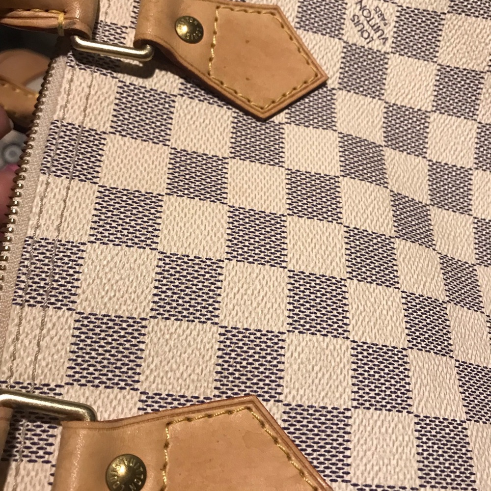Auth Louis Vuitton speedy 30 azur - Picture 6 of 11